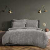 NNEDSZ 5 Pce Comforter Set Millicent Storm Grey King