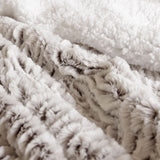 NNEDSZ Faux Fur Bear 3 Piece Comforter Set Single/Double