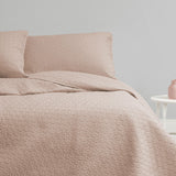 NNEDSZ Chloe Powder Pink 3 Pcs Quilted Coverlet Set Queen/King