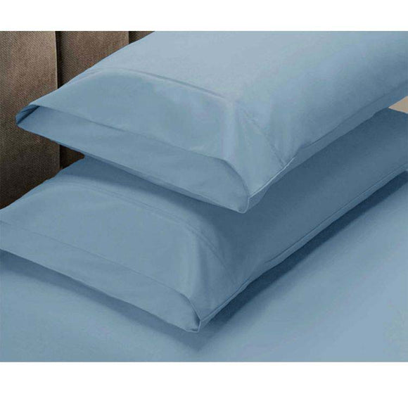 NNEDSZ Apartmento 225TC Fitted Sheet Set King Sky plus 2 Pillowcases