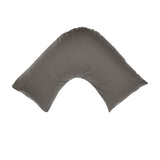 NNEDSZ 300TC Cotton V Shape Pillowcase Charcoal