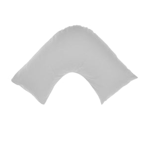 NNEDSZ 300TC Cotton V Shape Pillowcase Silver
