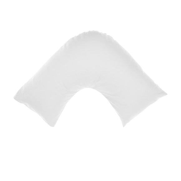 NNEDSZ 300TC Cotton V Shape Pillowcase White