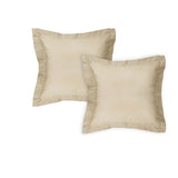 NNEDSZ Pair of 300TC Cotton European Pillowcases Stone