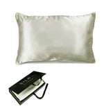 NNEDSZ Mulberry Silk Standard Pillowcase Silver Nights