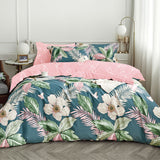 NNEDSZ 250TC Tiki Tropical Cotton Sateen Quilt Cover Set Queen
