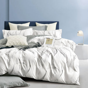 NNEDSZ 250TC Vander Cotton Sateen Quilt Cover Set King