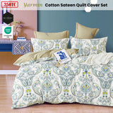 NNEDSZ 250TC Yarmin Moroccan Cotton Sateen Quilt Cover Set King
