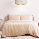 NNEDSZ Embossed Quilt Cover Set Bondi Sorbet King