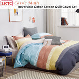 NNEDSZ Cassie Cotton Sateen Quilt Cover Set Queen