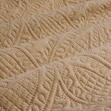 NNEDSZ Chateau Cinnamon Embossed Quilt Cover Set Queen