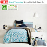 NNEDSZ Coast Reversible Quilt Cover Set QUEEN