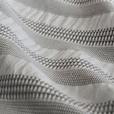 NNEDSZ Cove Charcoal Seersucker Waffle Quilt Cover Set Queen