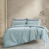 NNEDSZ Embre ChambLinen Look 100% Cotton Quilt Cover Set King