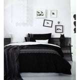NNEDSZ Evie Black Quilt Cover Set QUEEN