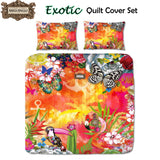 NNEDSZ Melli Mello Exotic Quilt Cover Set Queen