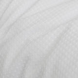NNEDSZ Florence Waffle White Quilt Cover Set King