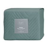 NNEDSZ Hana Stormy Sea Embossed Velvet Quilt Cover Set Queen