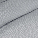 NNEDSZ Ingrid Silver Seersucker Stripe Quilt Cover Set Queen