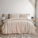 NNEDSZ Seersucker Quilt Cover Set Lisbon Shell Queen