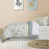 NNEDSZ Jelly Bean Kids Logan Denim Quilt Cover Set Double
