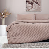 NNEDSZ London Bark Embossed Quilt Cover Set Queen