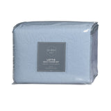 NNEDSZ Lottie Bluebell Pinsonic Embossed Quilt Cover Set Queen