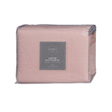 NNEDSZ Lottie Blush Pinsonic Embossed Quilt Cover Set King