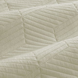NNEDSZ Maxwell Tan Embossed Vintage Washed Quilt Cover Set King
