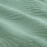 NNEDSZ Molly Palm Green Quilted Quilt Cover Set Queen