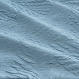 NNEDSZ South Coast Pale Blue Embossed Quilt Cover Set Queen