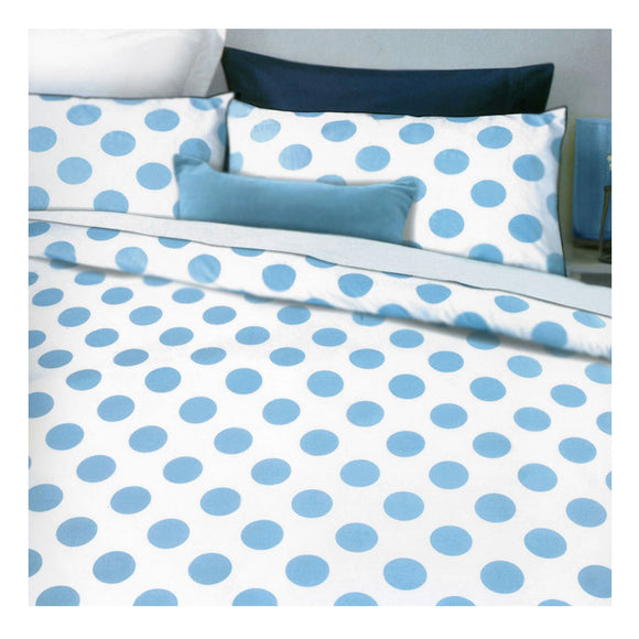NNEDSZ Apartmento Spot Blue Quilt Cover Set King