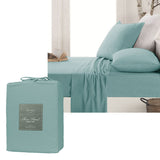NNEDSZ Micro Flannel Sheet Set Blue Mega King