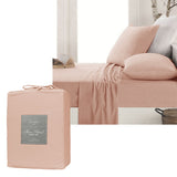 NNEDSZ Micro Flannel Sheet Set Dusty Pink King