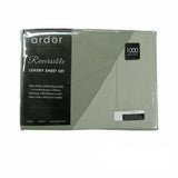 NNEDSZ 1000TC Cotton Rich Reversible Sheet Set Sage KING