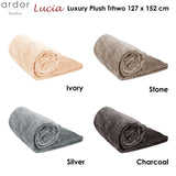 NNEDSZ Luxury Push Throw Charcoal