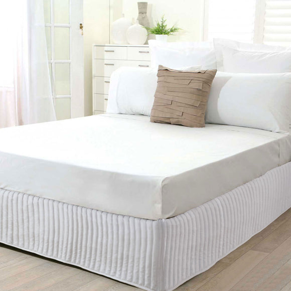 NNEDSZ Ardor Quilted Valance White DOUBLE