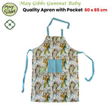 NNEDSZ May Gibbs Gumnut Baby Cotton Apron 60 x 85 cm