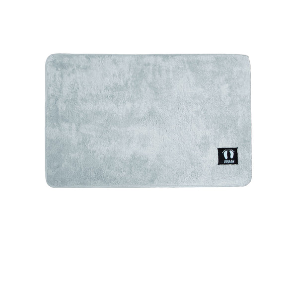 NNEDSZ Asha Anti Slip Polyester Bath Mat 50 x 80 cm Silver