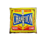NNEDSZ Mancave Retro Cushion Champion Checked Cleaned 40 x 40 cm