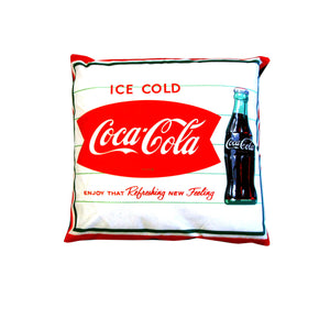 NNEDSZ Australian Mancave Retro Cushion Coca-Cola Ice Cold 40 x 40 cm