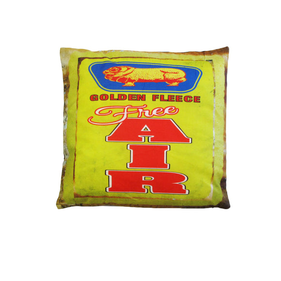 NNEDSZ Australian Mancave Retro Cushion Golden Fleece Free Air 40 x 40 cm
