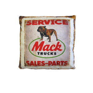 NNEDSZ Australian Mancave Retro Cushion Mack Trucks Sales-parts 40 x 40 cm