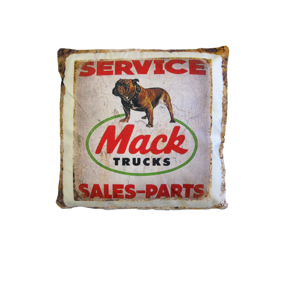 NNEDSZ Australian Mancave Retro Cushion Mack Trucks Sales-parts 40 x 40 cm