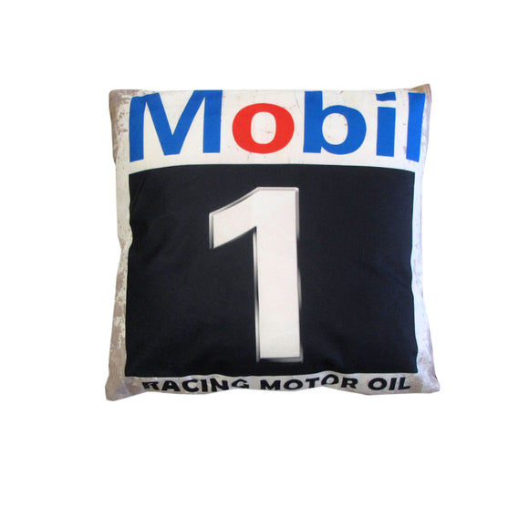 NNEDSZ Australian Mancave Retro Cushion Mobil Racing Motor Oil 40 x 40 cm