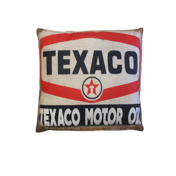 NNEDSZ Mancave Retro Cushion Texaco Motor Oil 40 x 40 cm