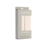 NNEDSZ Set of 2 Little Bamboo Jersey Fitted Sheet Bassinet Size Herringbone Dusty Pink