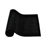 NNEDSZ Narrow Slat Bamboo Table Runner 140 x 33cm Black
