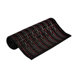 NNEDSZ Multi Stitch Bamboo Table Runner 140 x 33cm Black