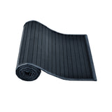 NNEDSZ Broad Slat Bamboo Table Runner 140 x 33cm Dark Grey
